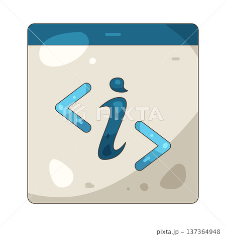 Illustration of Web info Illustration of Web info 137364948