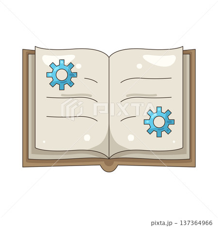 Illustration of info book Illustration of info book 137364966