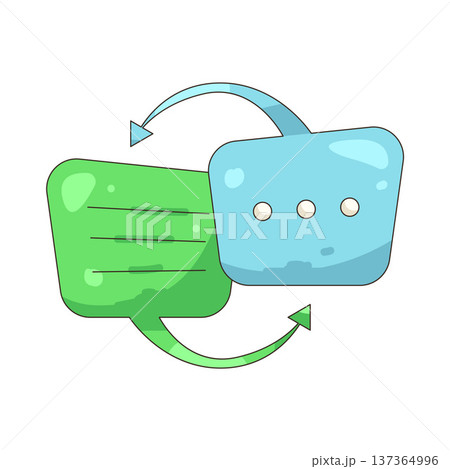 Illustration of Speech bubble 137364996