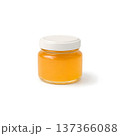 はちみつ瓶 3Dアイコン 白背景 ミニマル フード素材 137366088