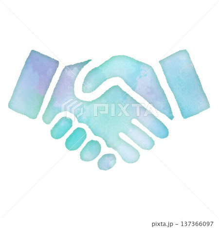 協力,握手,採用,契約,ビジネス,ピクトグラム,水彩画タッチ,デザインアイコン,優しい,エコロジー, 協力,握手,採用,契約,ビジネス,ピクトグラム,水彩画タッチ,デザインアイコン,優しい,エコロジー, 137366097