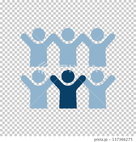 六位半身像偶像舉起雙手 六位半身像偶像舉起雙手 137366275