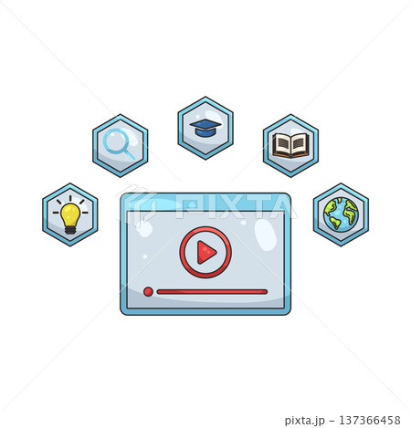 Illustration of video tutorial 137366458
