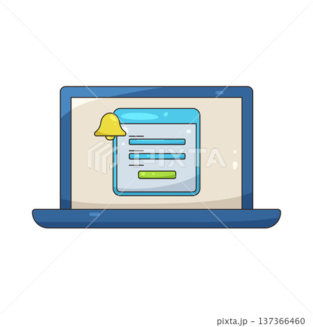 Illustration of Online learningのイラスト素材 [137366460] - PIXTA