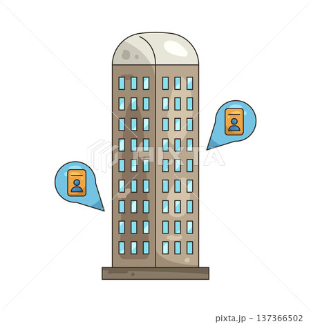 Illustration of apartment Illustration of apartment 137366502