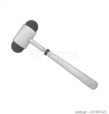 Illustration of Reflex Hammer Illustration of Reflex Hammer 137367125