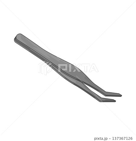 Illustration of Tweezers 137367126