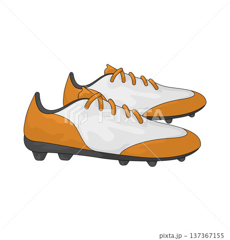 Illustration of Soccer Boots Illustration of Soccer Boots 137367155