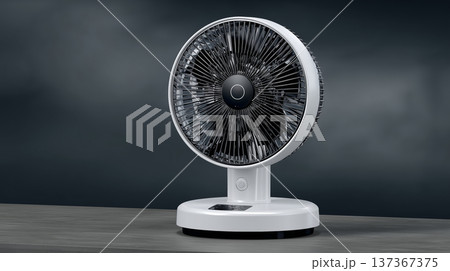 Modern Table Fan with Sleek Design and Adjustable Settings for Home Use, Offering Efficient Cooling Modern Table Fan with Sleek Design and Adjustable Settings for Home Use, Offering Efficient Cooling 137367375
