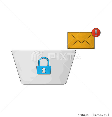 Illustration of Phishing Attack Illustration of Phishing Attack 137367491