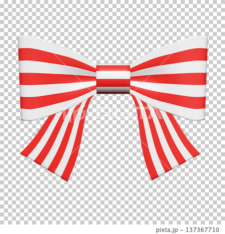 Cute red and white striped ribbon | Gifts, decorations, presents 137367710