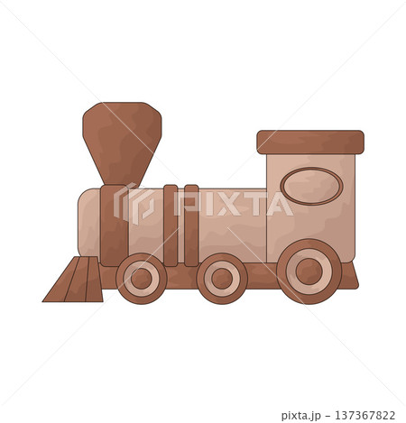 Illustration of Toy Train Illustration of Toy Train 137367822