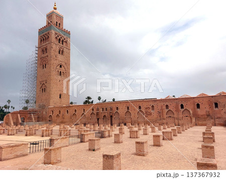 Koutobia mosque, Islamic landmark, Marrakesh, Morocco 137367932