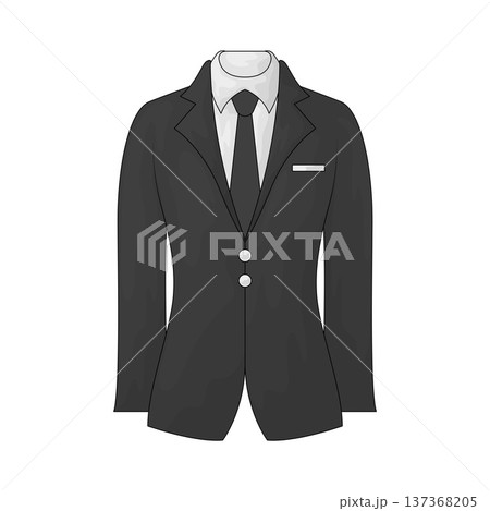 Illustration of business suit Illustration of business suit 137368205