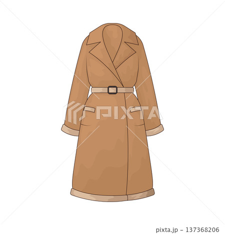 Illustration of Coat 137368206