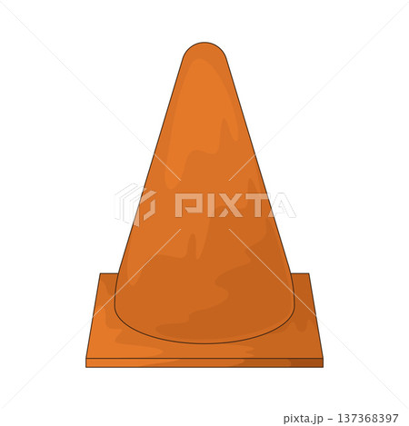 Illustration of Traffic Cone 137368397