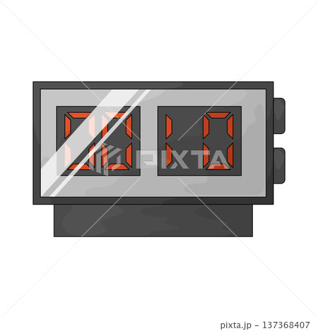 Illustration of Race Digital Timer 137368407