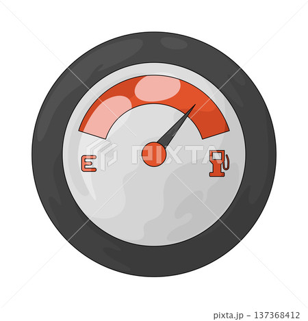 Illustration of Fuel Gauge 137368412