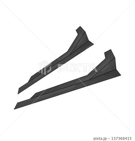 Illustration of car side skirts Illustration of car side skirts 137368415