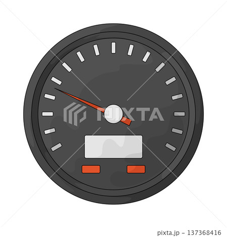 Illustration of speedometer 137368416