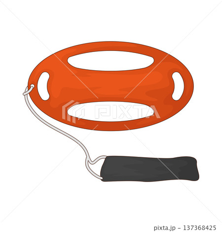Illustration of Floatation Device Illustration of Floatation Device 137368425
