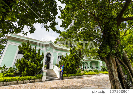 Taipa Houses Museum - Traditional Portuguese house styles are important historical buildings and cultural heritage in Macau. Taipa Houses Museum - Traditional Portuguese house styles are important historical buildings and cultural heritage in Macau. 137368904