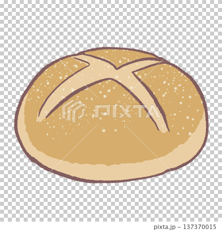 Kawaii round artisan bread loaf illustration cute bakery sourdough bread for bakery menu graphics fresh baked bread clipart rustic bakery themed design Kawaii round artisan bread loaf illustration cute bakery sourdough bread for bakery menu graphics fresh baked bread clipart rustic bakery themed design 137370015