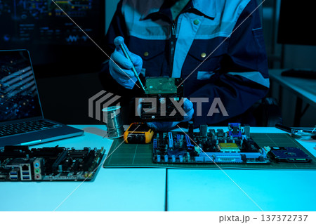 Repairing and upgrade mobile phone, electronic, computer hardware and technology concept. Repairing and upgrade mobile phone, electronic, computer hardware and technology concept. 137372737