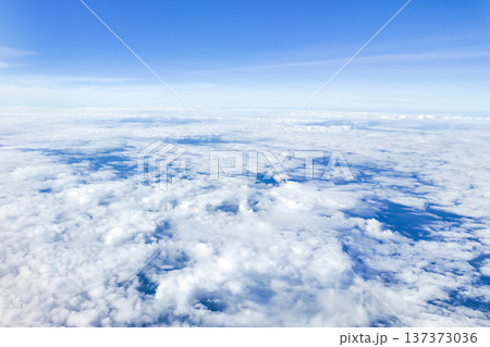 beautiful blue sky with white clouds background beautiful blue sky with white clouds background 137373036
