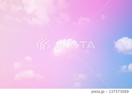 Beautiful clouds and blue sky with pastel color Beautiful clouds and blue sky with pastel color 137373089
