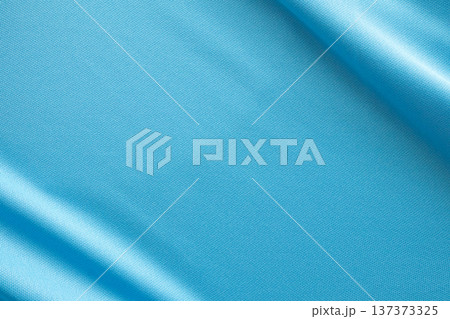 Blue sports clothing fabric football shirt jersey texture Blue sports clothing fabric football shirt jersey texture 137373325