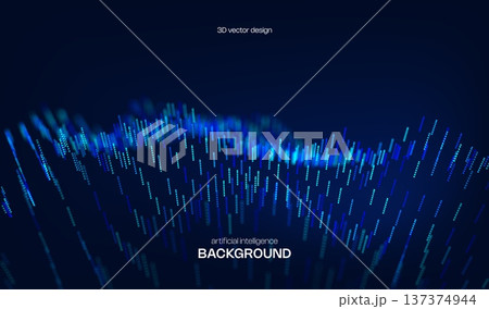 Ai tech background with abstract dot line pattern and bokeh effect. Design education big data, future digital network, business connect and science concept for banner, web or presentation. Ai tech background with abstract dot line pattern and bokeh effect. Design education big data, future digital network, business connect and science concept for banner, web or presentation. 137374944