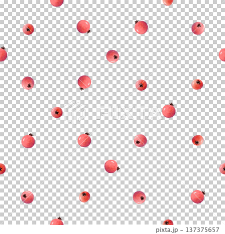 Watercolor red berry seamless pattern. Hand drawn simple background with small forest berries for fabric, gift wrap or packaging. Watercolor red berry seamless pattern. Hand drawn simple background with small forest berries for fabric, gift wrap or packaging. 137375657