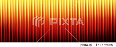 Vibrant glass fractal surface, red orange gradient 137376060