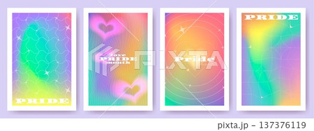 Card with iridescent gradient background Card with iridescent gradient background 137376119