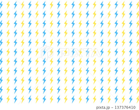 青黄のイナズマの背景素材 137376410