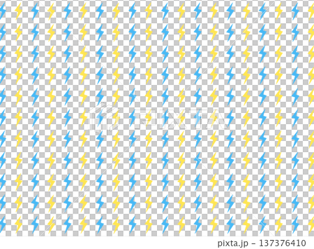 青黄のイナズマの背景素材 137376410