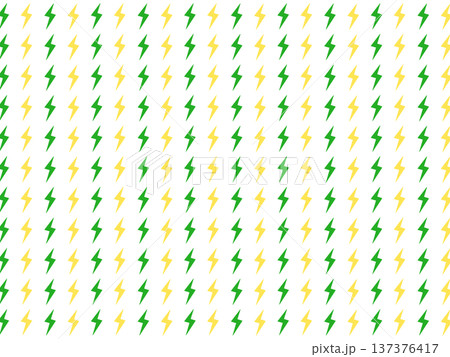 黄緑のイナズマの背景素材 137376417
