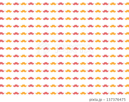赤橙のヒゲの背景素材 赤橙のヒゲの背景素材 137376475