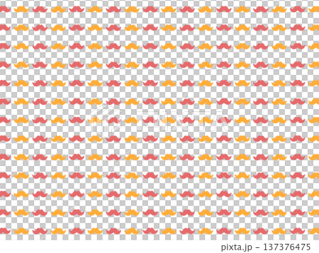 赤橙のヒゲの背景素材 赤橙のヒゲの背景素材 137376475