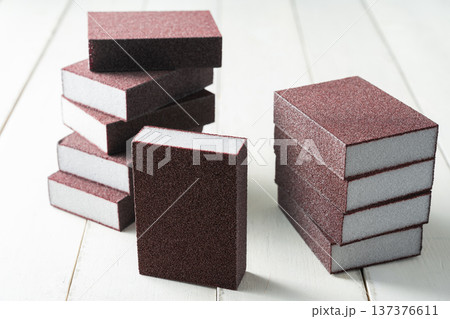 Sandpaper block 137376611