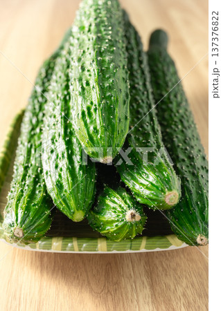 fresh cucumbers  137376822