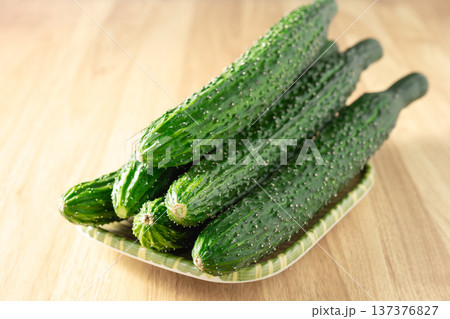 fresh cucumbers  137376827