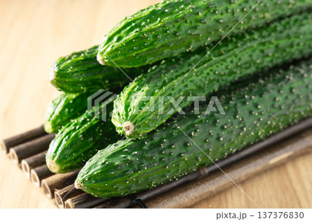 fresh cucumbers  137376830