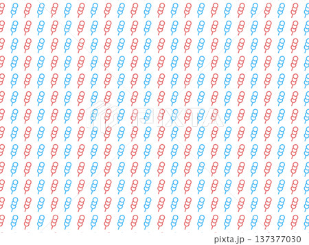 赤青の団子の背景素材 赤青の団子の背景素材 137377030