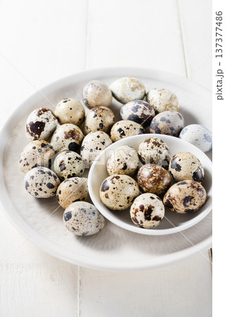 Quail eggs 137377486