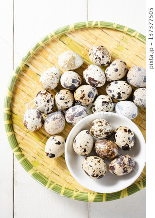 Quail eggs Quail eggs 137377505