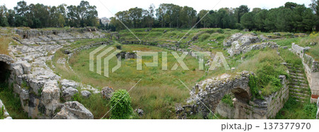 roman amphitheatre at Syracuse roman amphitheatre at Syracuse 137377970