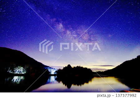 奥日光  湯元温泉の満天の星空 137377992