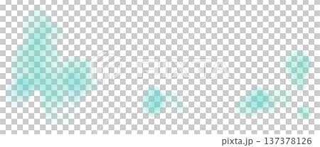 ライトブルー明るい水色の水たまりのような透明感のあるあしらい背景素材 137378126